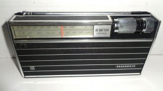 Vintage Panasonic Ac/battery Am/fm Radio.  Model Rf - 728 Chord Inc.