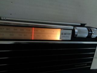 Vintage Panasonic AC/Battery AM/FM Radio.  Model RF - 728 Chord inc. 7