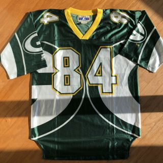 Rare Vintage 90s Starter Green Bay Packers Sterling Sharpe Jersey Large