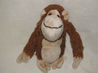 Russ Berrie Stuffed Plush Brown Monkey Ape Chimp Gorilla Gipper