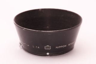 [very Rare,  ] Vintage Nikon Nippon Kogaku 5cm 1.  4 Hood Japan 260