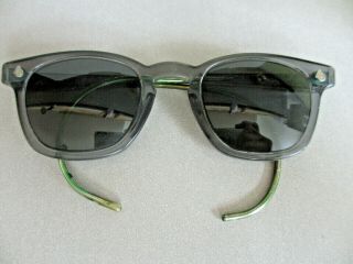 American Optics Ao Vintage Light Green Safety Glasses 6.  75 Gs