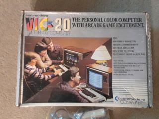 Vintage Rare Commodore Vic 20 Personal Computer Matching Serial