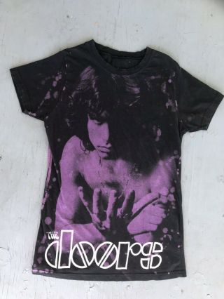 90s VTG The Doors All Over Print Concert Tour Rock Band Tee T Shirt Womens Large 2