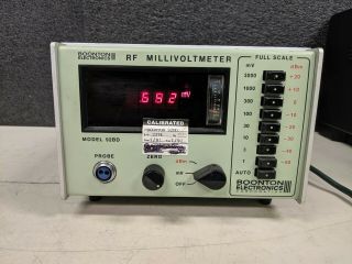 Boonton Electronics 92bd Rf Millivoltmeter A61