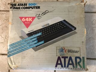 Atari 800 Xl Vintage Computer 64k Of Memory Not Test