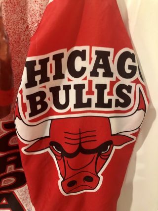 Vintage 90 ' s Chalk Line Chicago Bulls Jacket Michael Jordan Men’s Size Large 3