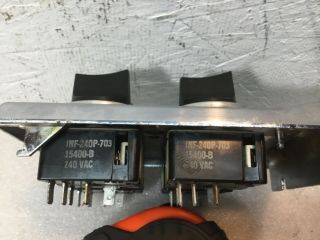 Jenn Air,  OEM Stove,  Range Vintage Control Panel 4 Burner Switch 3