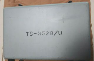 Ts - 352b/u Vintage Military Multimeter Me - 9e/u Mx - 815b/u W/ Probes It
