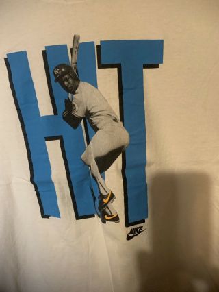 Rare Vintage Nike Bo Jackson Hit Run T Shirt 2