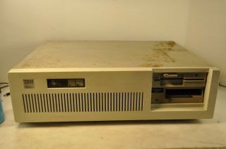 Vintage 1984 IBM 5170 Personal Desktop Computer AT PC Floppy Disk Hard Drive USA 4