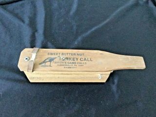 Vintage Sweet Butter Nut Turkey Call,  Smith’s Game Calls,  Summerville Pa