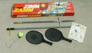 Rare Vintage 1983 Tyco Zimm Zamm Family Fun Sports Game Complete