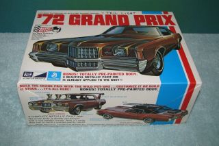 1/25 Mpc 1972 Pontiac Grand Prix Kit Missing One Tail Light And One Repair