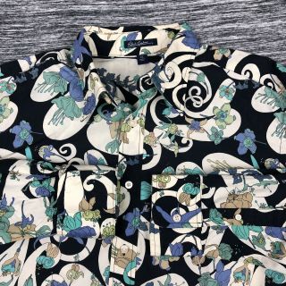 Robert Graham Mens XL Multi - Color Vintage Floral Paisley LS Button Shirt 5