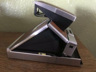 VINTAGE POLOROID SX 70 LAND CAMERA WITH LEATHER CASE AND FILM 2