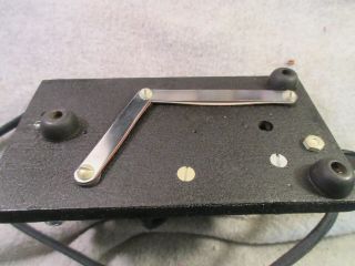 VINTAGE TELEGRAPH KEY VIBROPLEX WITH CARRYING BOX 5