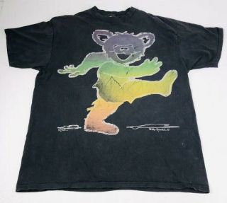 Vintage 1993 The Mountain Grateful Dead Dancing Bear T Shirt Xl