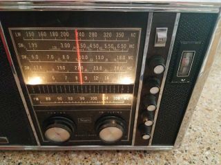 Vintage Sears AM FM SW Shortwave Multiband Radio Great 2