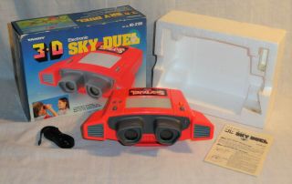 Vintage Tandy 3 - D Electronic Sky Duel Toy Game Cat 60 - 2195 W/ Box 1980s