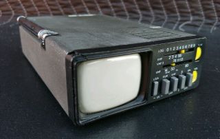 Sinclair Mtv1 Portable Television Tv - Vintage - Made In England