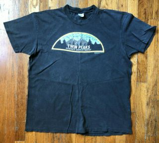 Twin Peaks Sheriff Department Vintage 1990 T - Shirt Men 