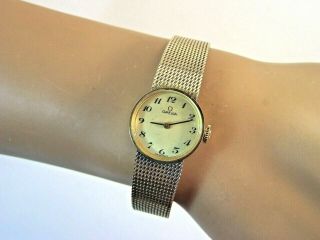 Vintage Omega 17 Jewel 1070 10k Gold Filled Watch & Band