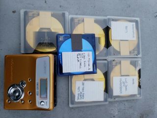 Vintage Sony Walkman Mini Disc Player & Recorder Mz - N505 Type - R.