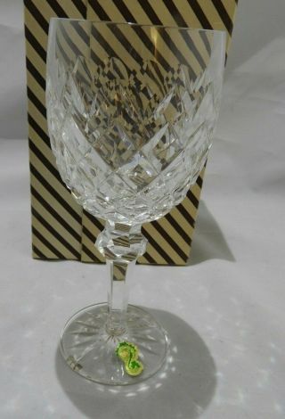 Vintage Waterford Crystal Powerscourt Water Goblet Glass 7 5/8”
