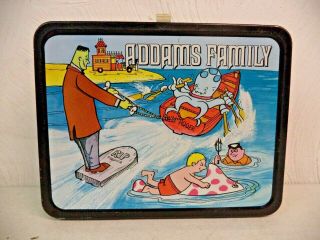 Vintage 1974 King - Seeley Addams Family Very Metal Lunchbox No Thermos