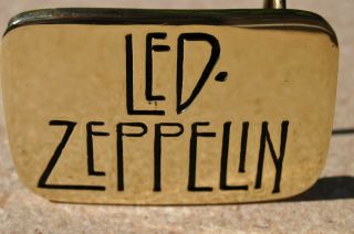 Led Zeppelin Vintage Solid Brass Belt Buckle