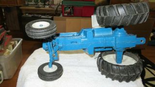 Vintage Ertl Ford 8600 Tractor 1:12 & Big blue Wagon USA 5