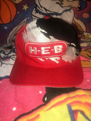 Rare Logo Athletic 90’s Vintage Heb Splash Hat Cap