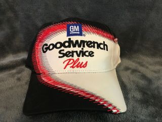 Rare Vtg Dale Earnhardt 3 Gm Goodwrench Service Plus Snapback Cap Hat Unworn