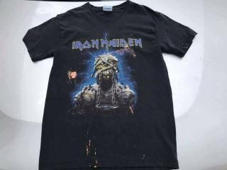Vintage Iron Maiden World Slavery Tour 1984 - 1985 T - Shirt - Size L