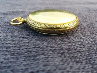 Thin Vintage GRUEN Pocket Watch 15 Jewels 2 Adj Running Strong & Very Accurate 7