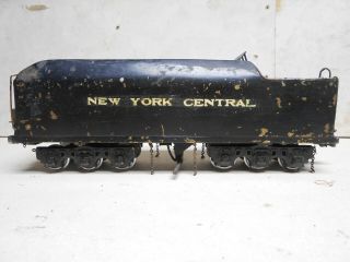 Vintage O Scale 12 Wheel Coal Tender (york Central)