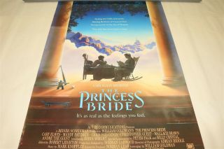 1987 The Princess Bride Vintage Rolled 1 Sheet Movie Poster