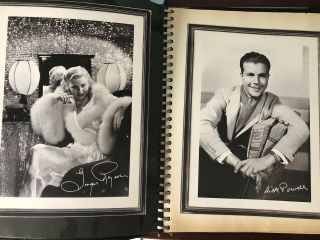 Vintage Scrapbook With Classic Movie Stars - Colbert,  Dunne,  West,  Blondell Etc 2
