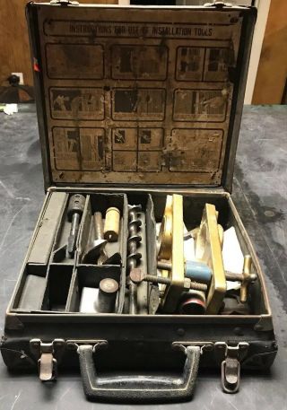 Vintage Kwikset Door Lock Installation Tool Kit - T15