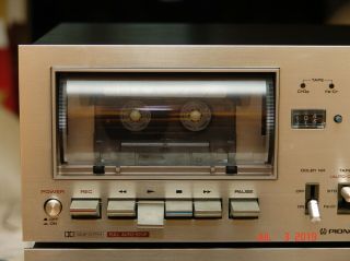 Rare Vintage 1976 Pioneer CT - F6060 Cassette Deck with manuals 3