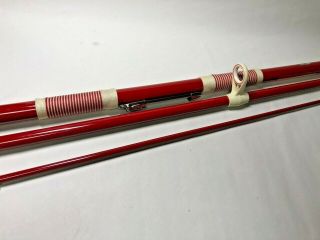 Vintage Daiwa Beach Power 330 Surf casting Rod Red color (55260 3