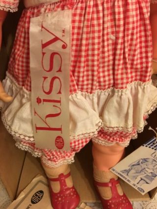 1961 Ideal 22” Kissy Doll Box,  Papers,  Tag,  Ribbon,  Fully Dressed 7