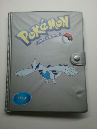 Vintage Pokemon Silver Lugia Card Binder With Cards