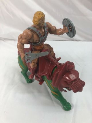 Vintage Masters of the Universe (MOTU) He - Man and Battlecat 2