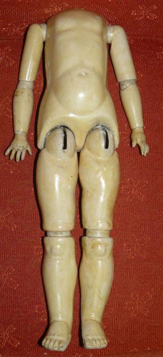 Antique Doll Body: 19 - 20 " Jointed Compostion Doll Body No Stamp