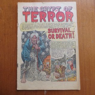Tales From The Crypt 31 (atlas) Pr Vintage Golden Age 1952 - Coverless