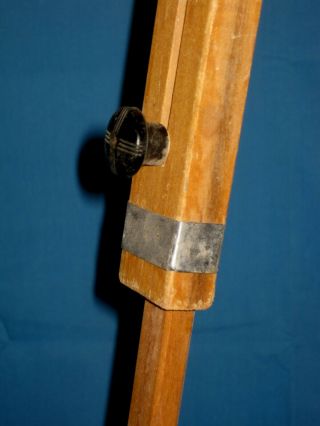 VTG Antique Wooden/Wood Adjustable TriPod Surveying/Camera Steampunk & More 3