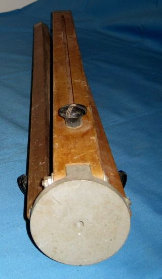 VTG Antique Wooden/Wood Adjustable TriPod Surveying/Camera Steampunk & More 5