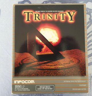 Trinity - Vintage Infocom Game For Ibm Pc And Compatibles